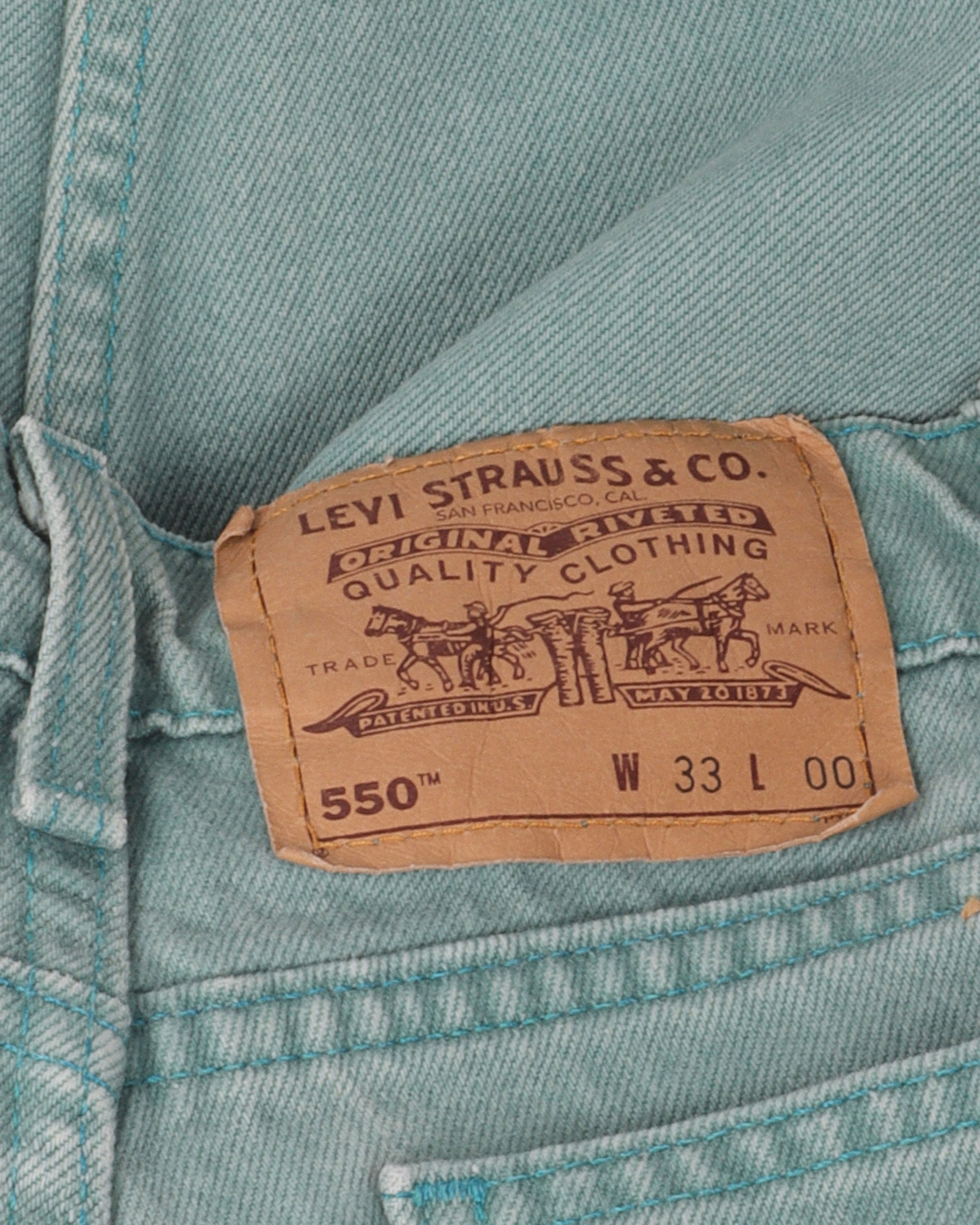 Levi's 550 Dyed Denim Shorts