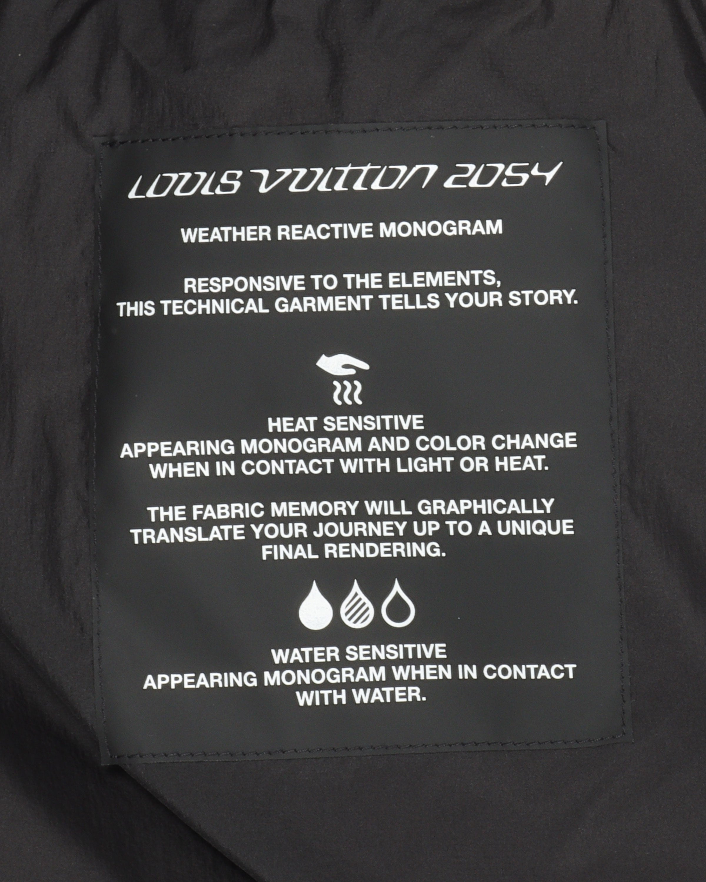 Louis Vuitton 2054 Heat Reactive Puffer Anthracite. Size 52