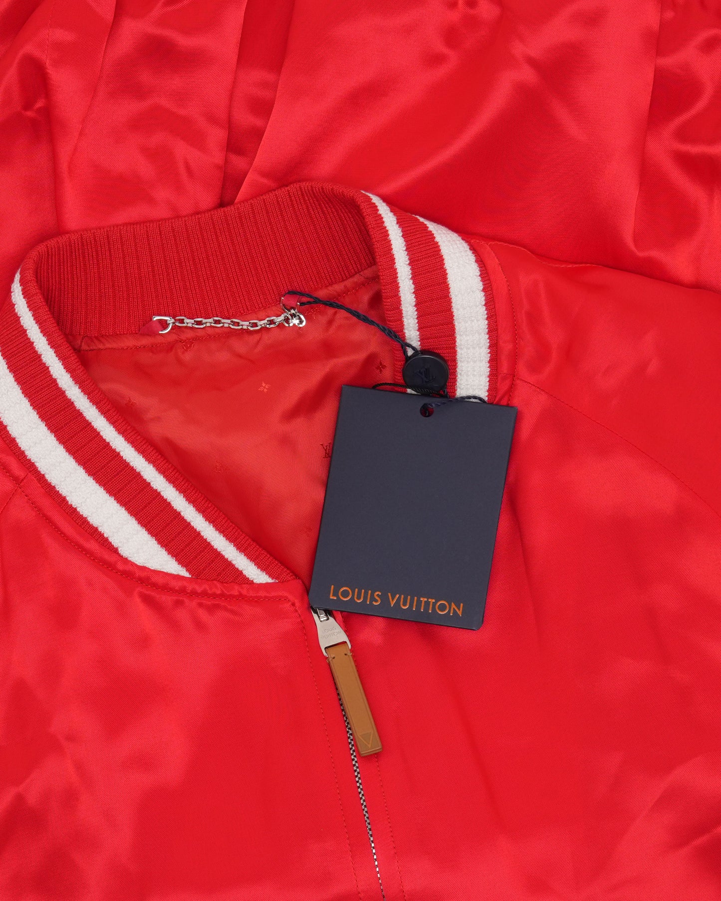 Embroidered Script Varsity Jacket