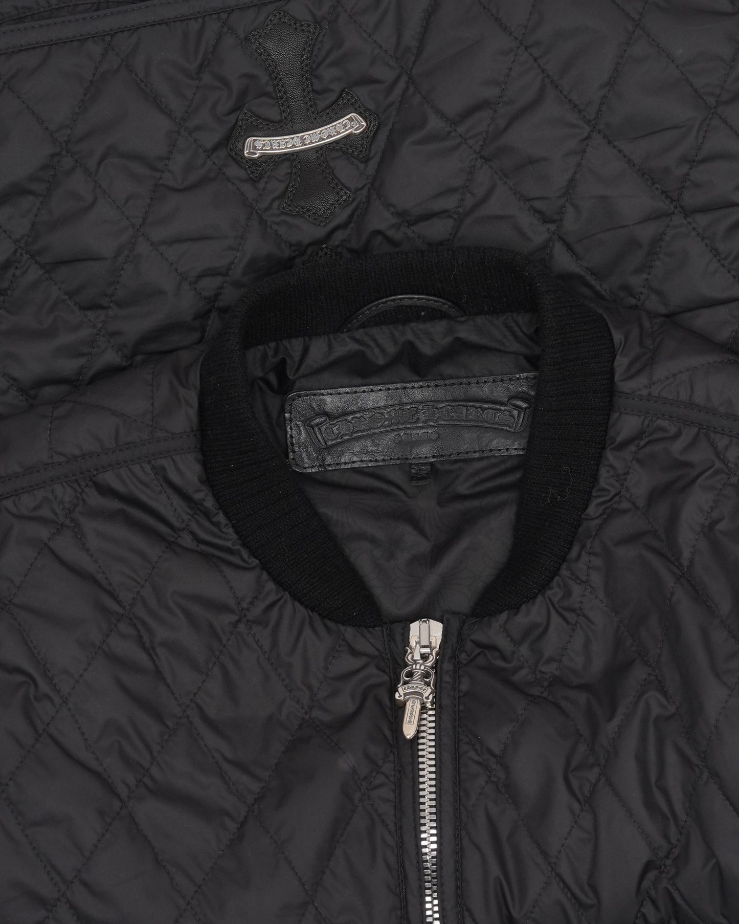 Cross Patch Quilted Vest