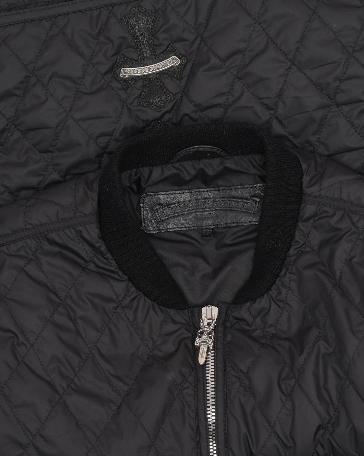 Cross Patch Quilted Vest