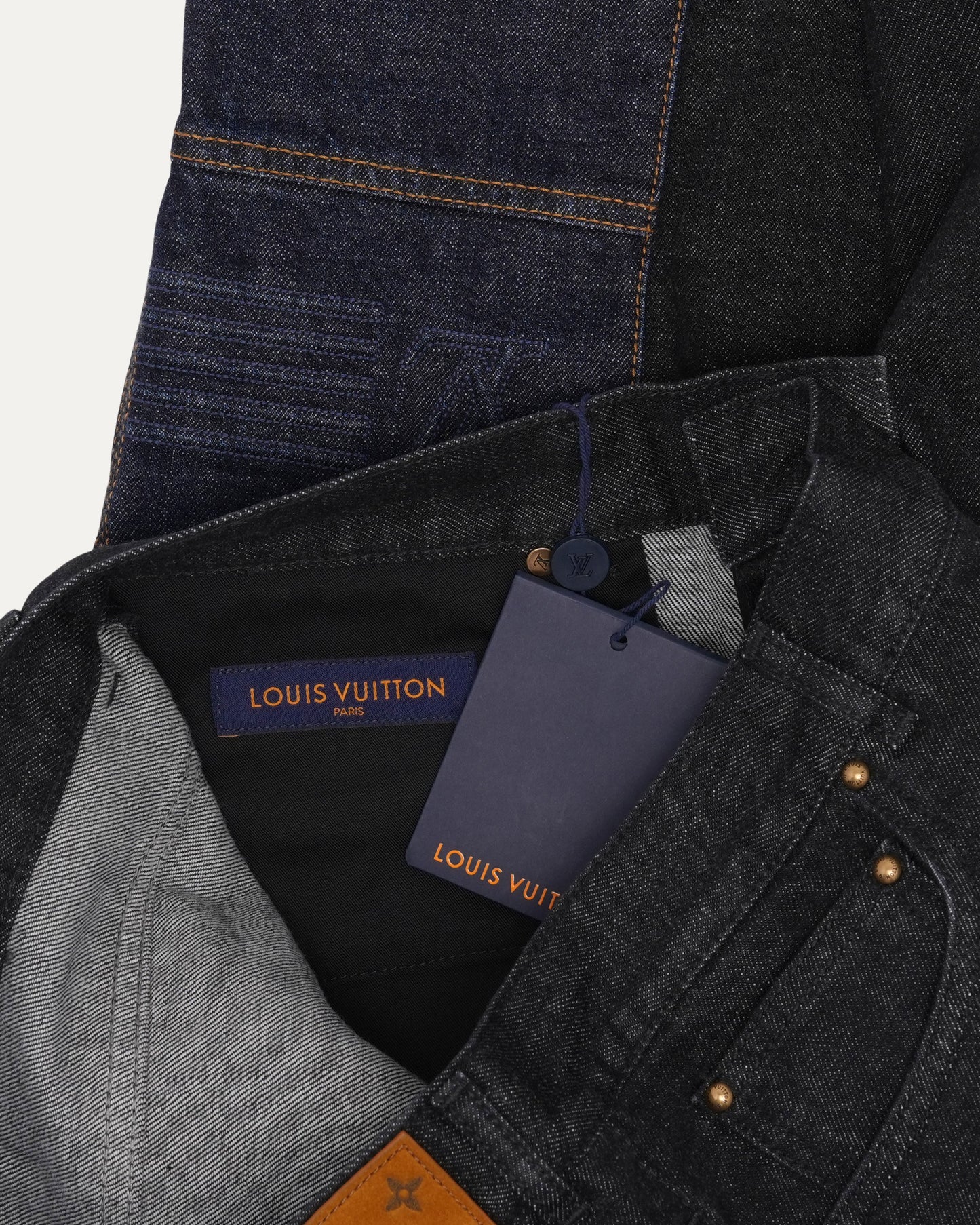 Dark Wash Cargo Carpenter Jeans