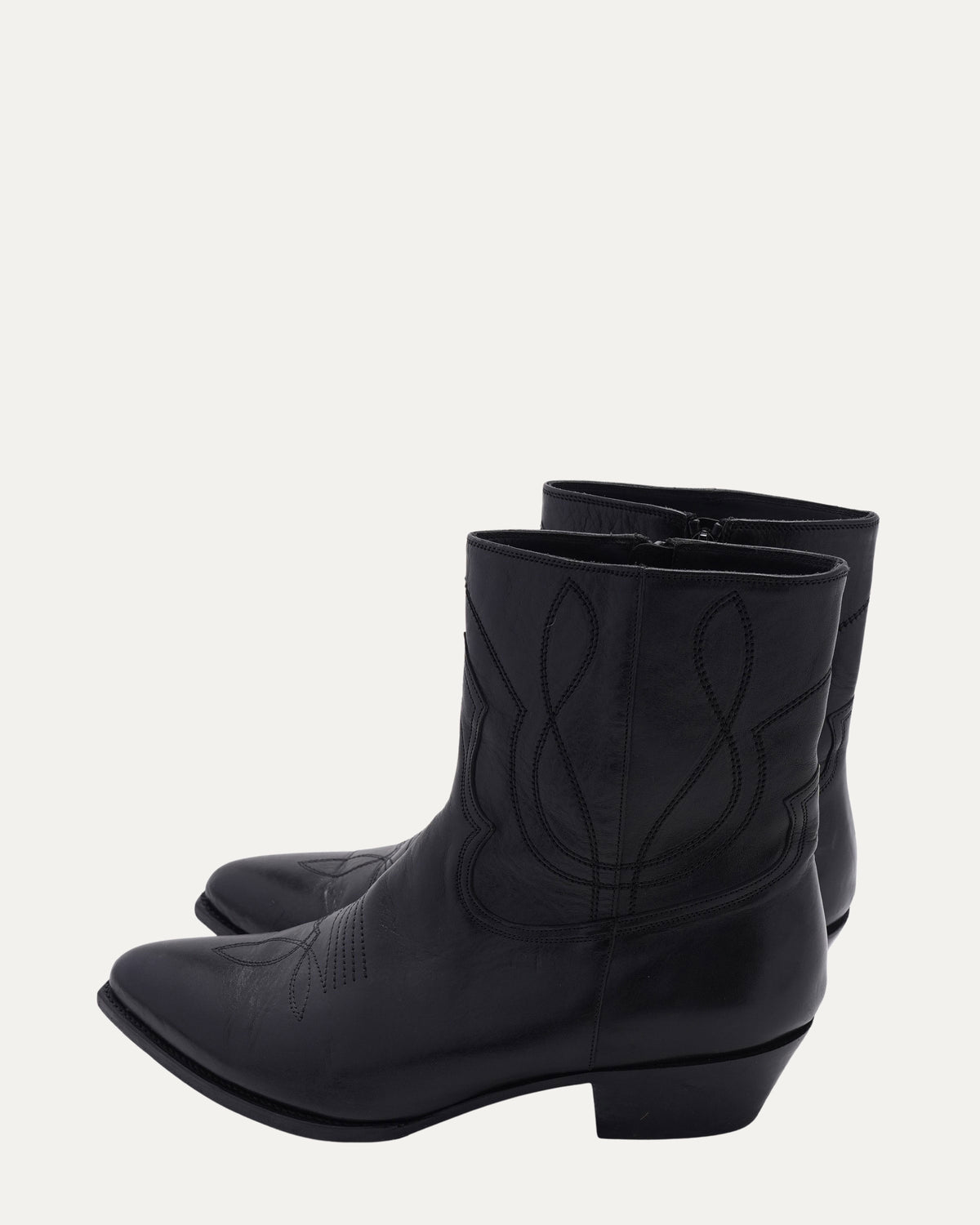 Zip Up Cowboy Boots