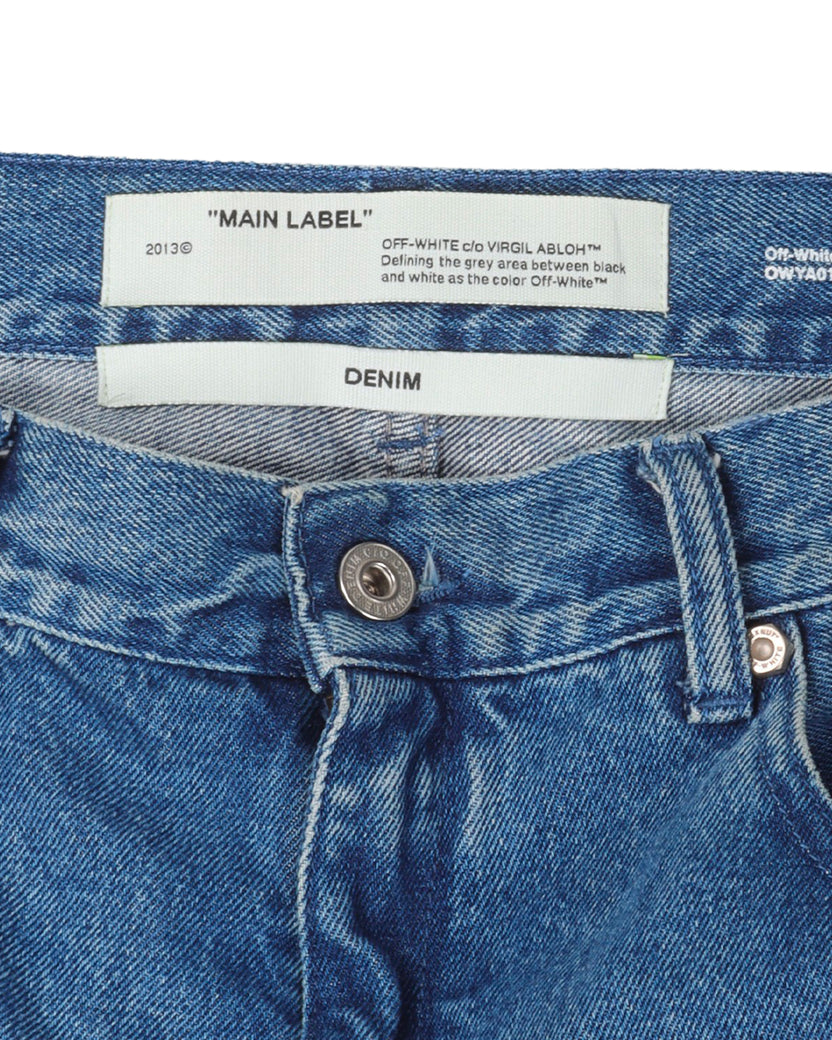 Shaped Baggy Denim Jeans