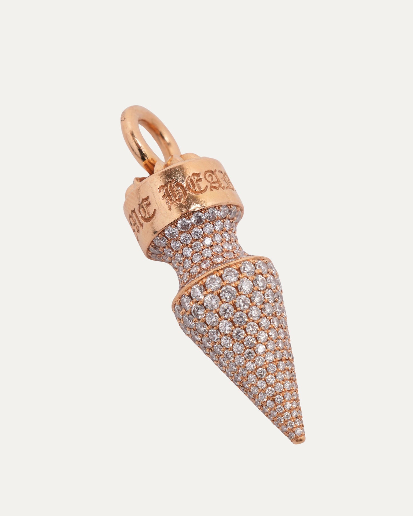 Gold & Diamond Spike Pendant