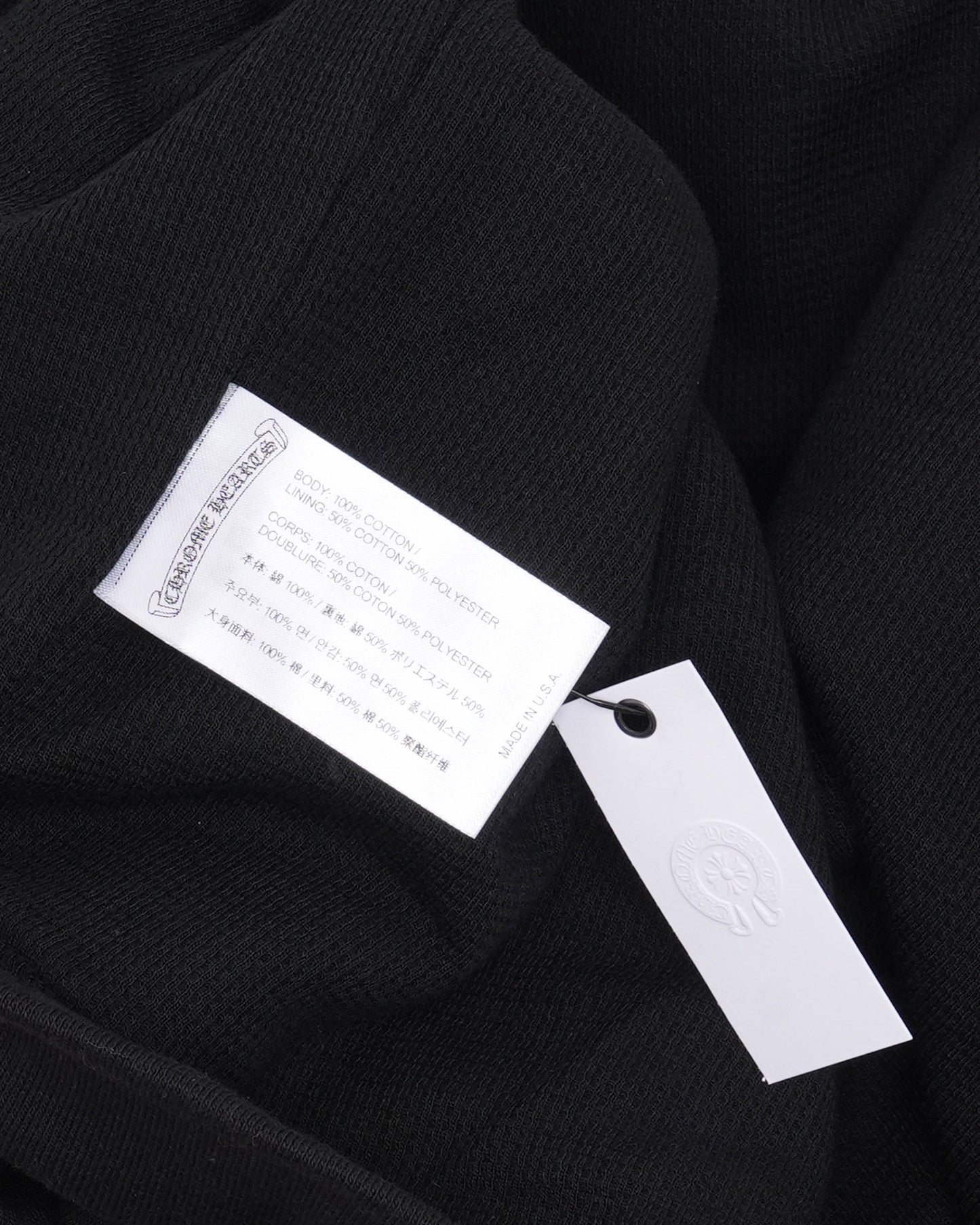 Thermal Lined Horseshoe Logo Zip Up Hoodie
