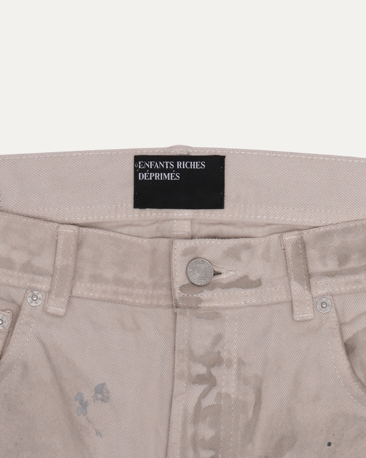Paint Splatter Flare Jeans