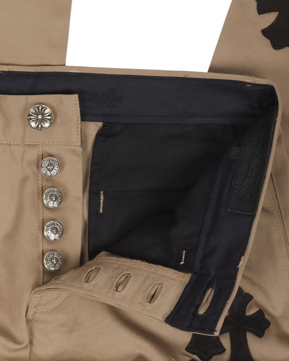 Cross Patch Chino Pants