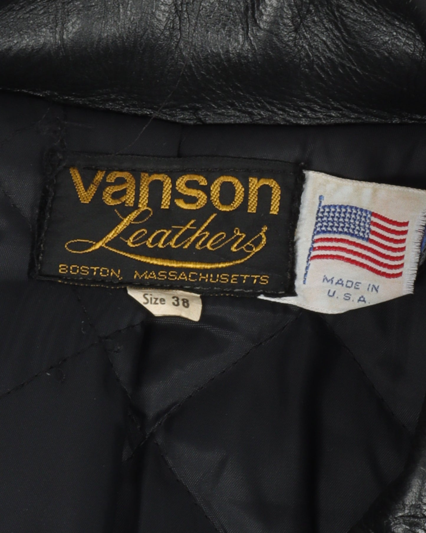 Vanson Leather Bomber Jacket