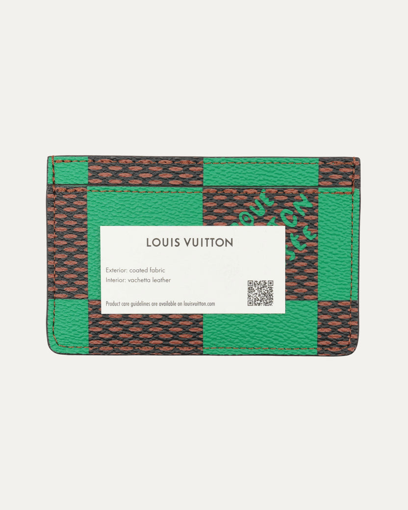 Damier Pop Porte Cartes Simple Cardholder