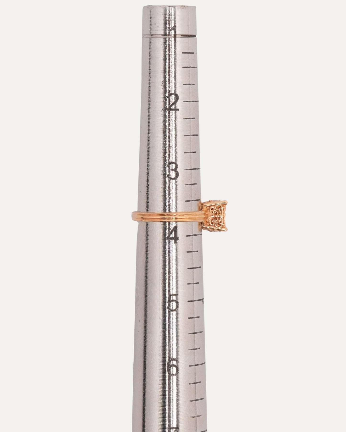 Gold & Diamond Butterfly Cross Cocktail Ring