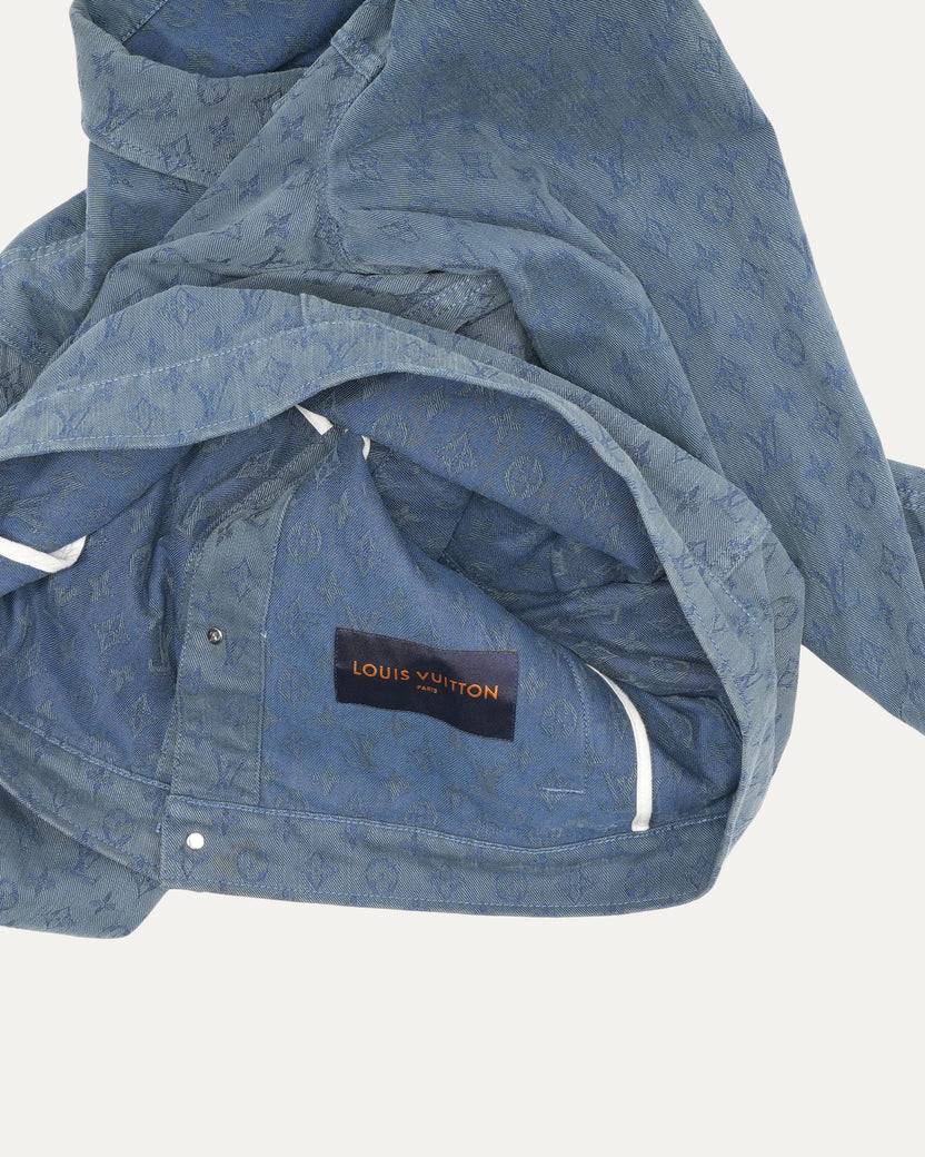 Monogram Denim Trucker Jacket