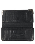 Rectangular Leather Bi-Fold Wallet