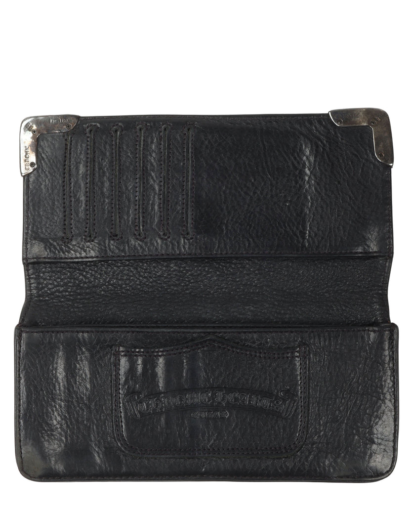Chrome Hearts Rectangular Leather Bi-Fold Wallet