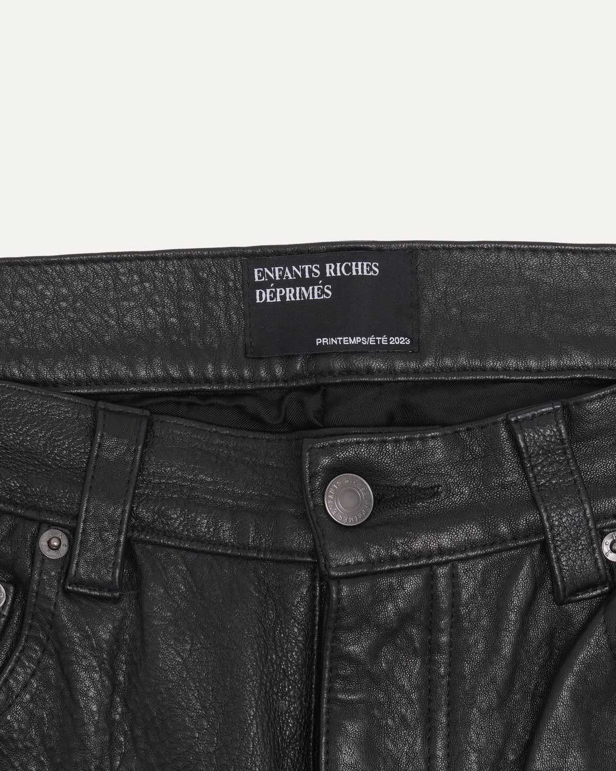 Leather Flare Pants