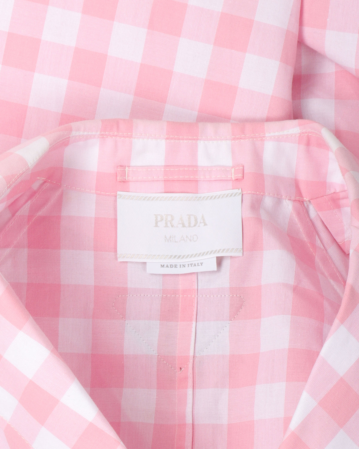 Plaid Gingham Trench Coat