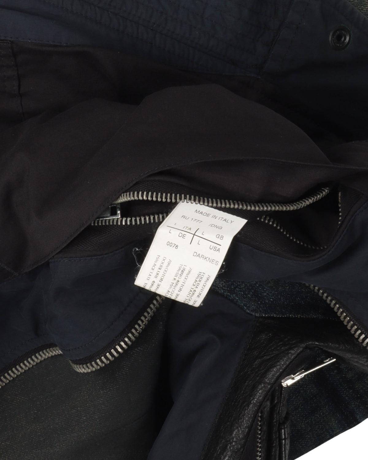 Scab Denim Leather Jacket