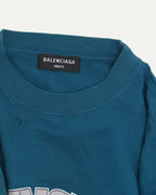 Distressed University Logo Long Sleeve T-Shirt