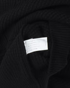 Cashmere Cross Patch "Hit & Run" Cardigan Sweater