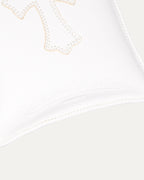 Leather Cross Patch Bean Bag