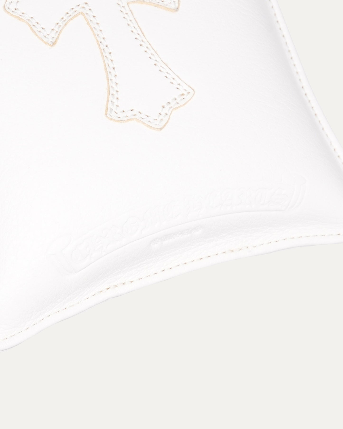 Leather Cross Patch Bean Bag