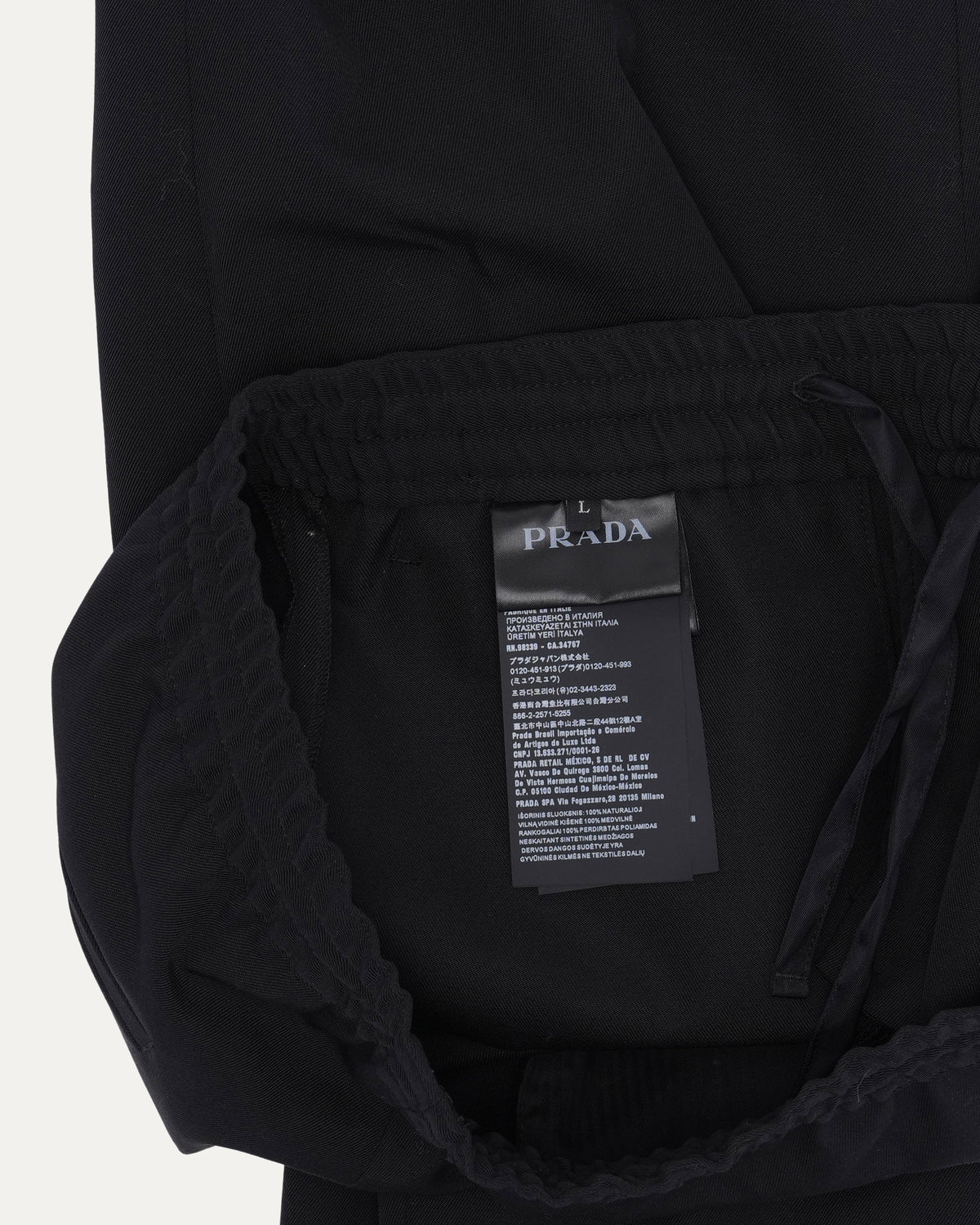 Pleated Cargo Pocket Trousers