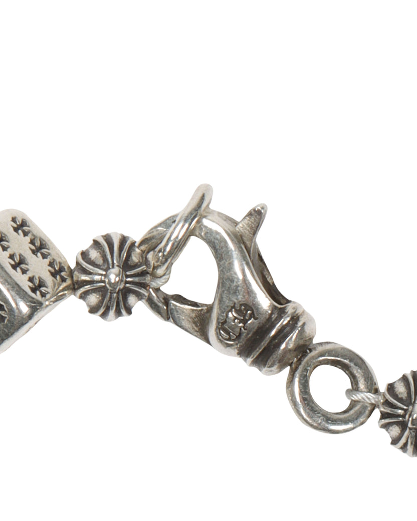 Silver Dice Bracelet