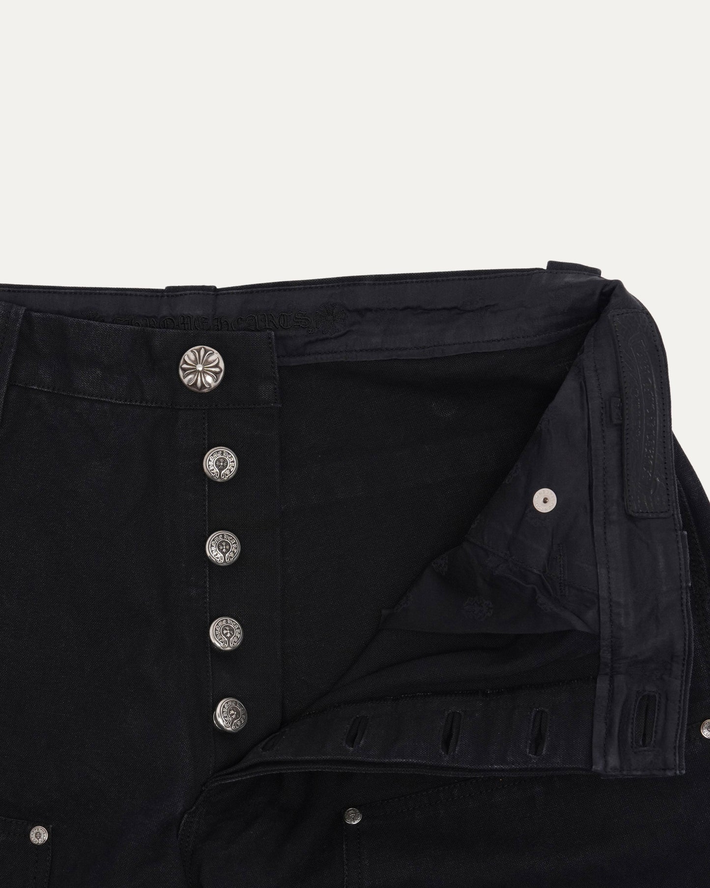 Cross Patch Double Knee Shorts