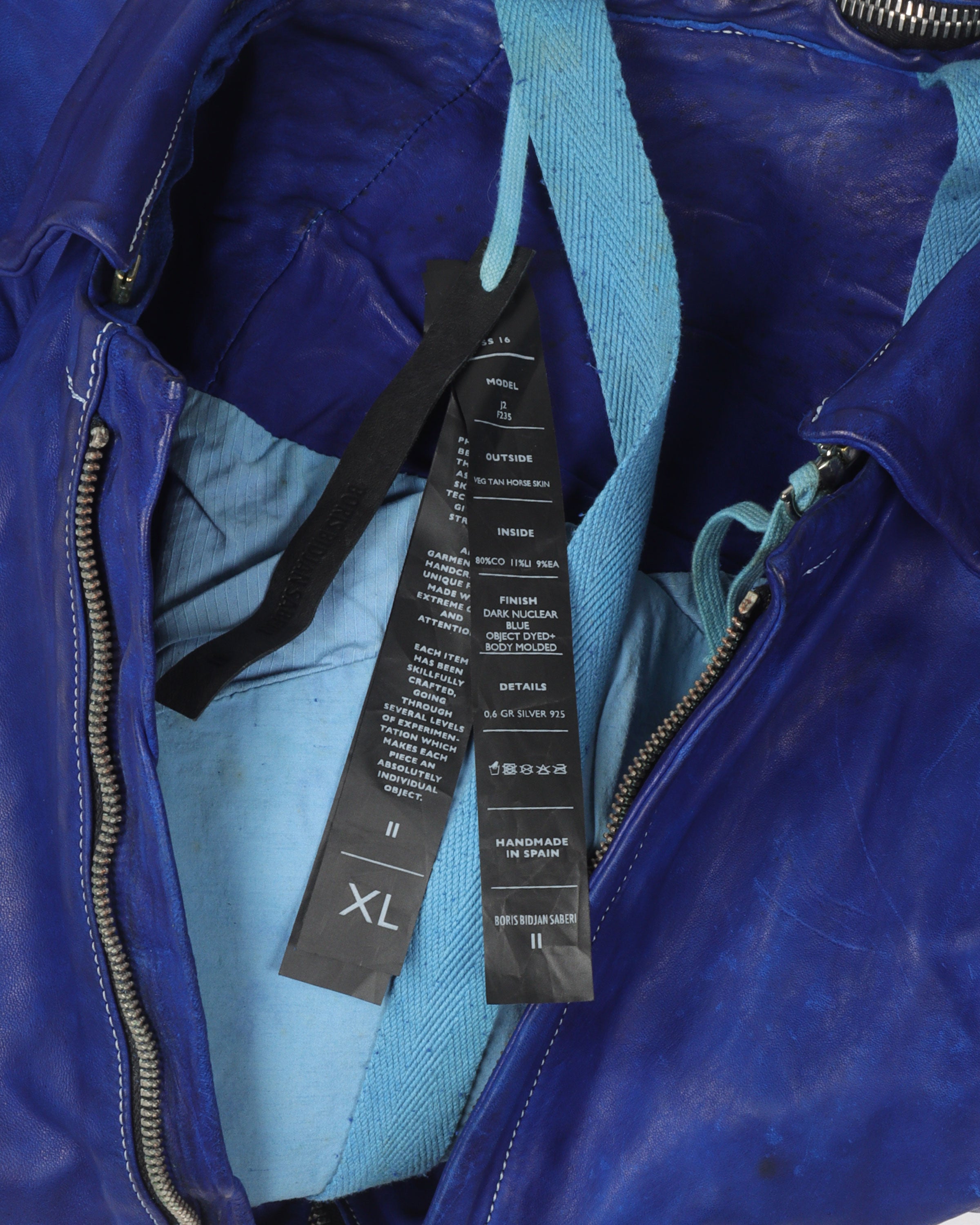 SS16 Horse Leather Jacket w/ Detachable Hood