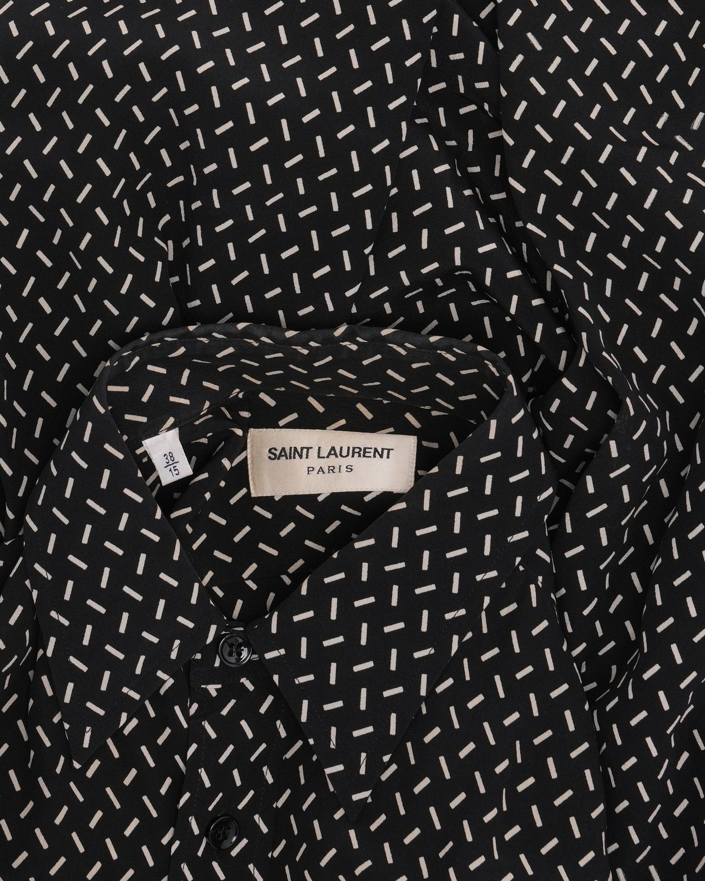 Silk Dash Print Shirt