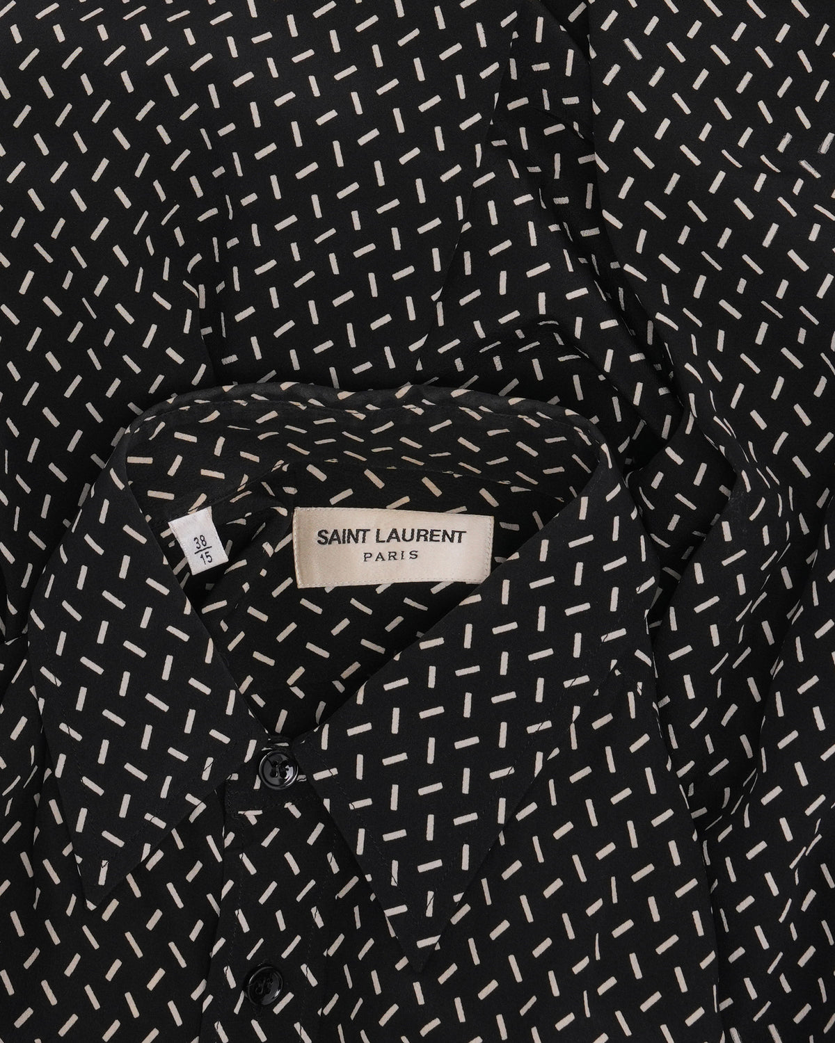 Silk Dash Print Shirt