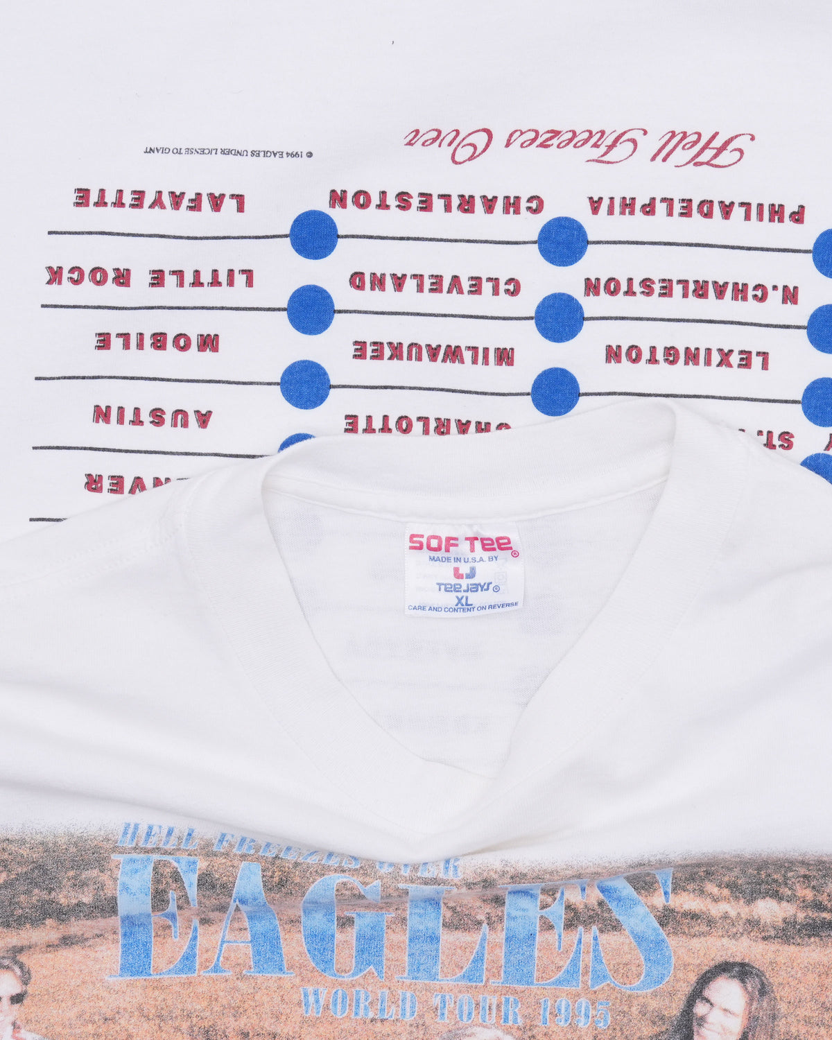 Eagles Hell Freezes Over Tour 1995 T-Shirt