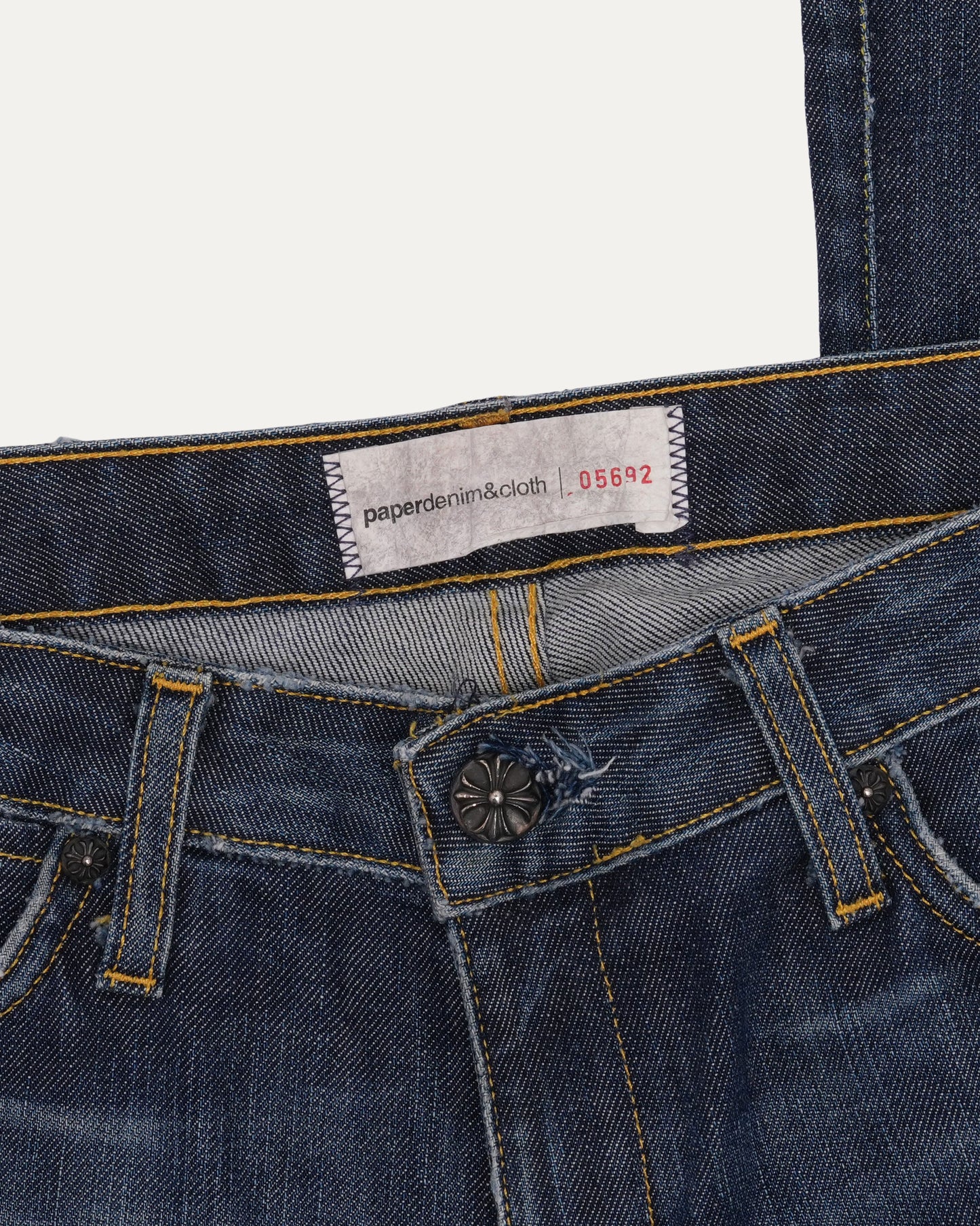 Paper Denim & Cloth Cross Patch Embellished Jeans