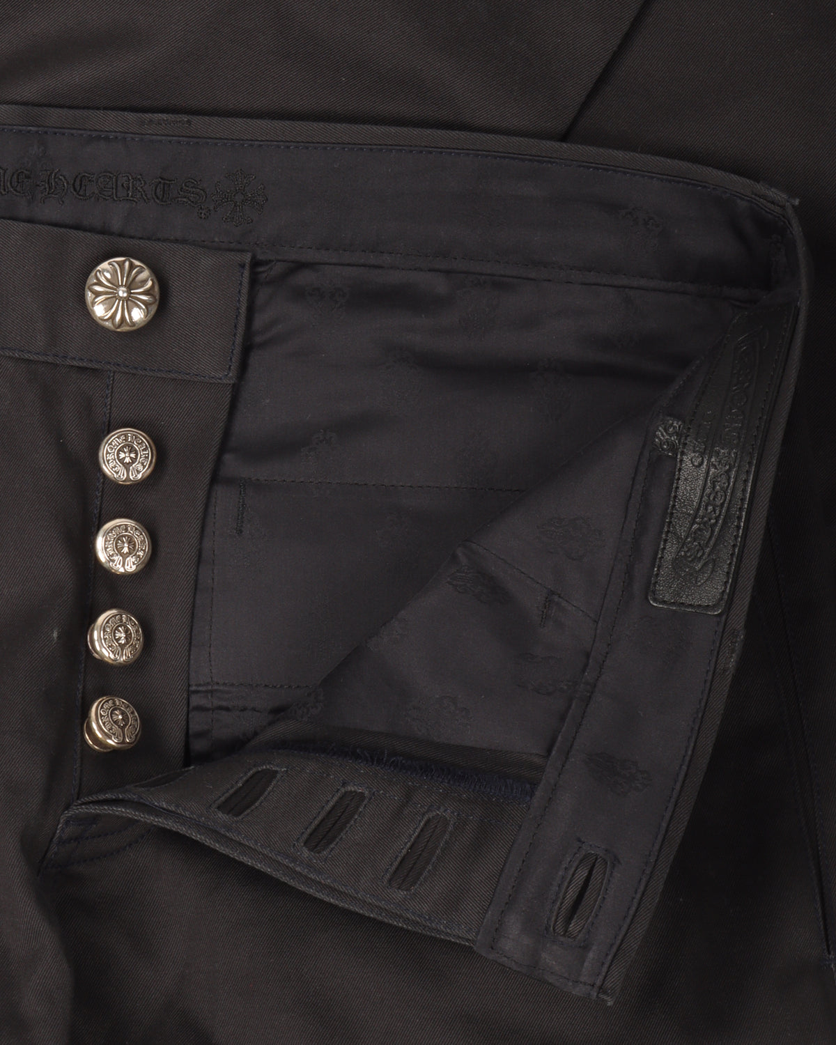 Multicolor Cross Patch Chino Pants