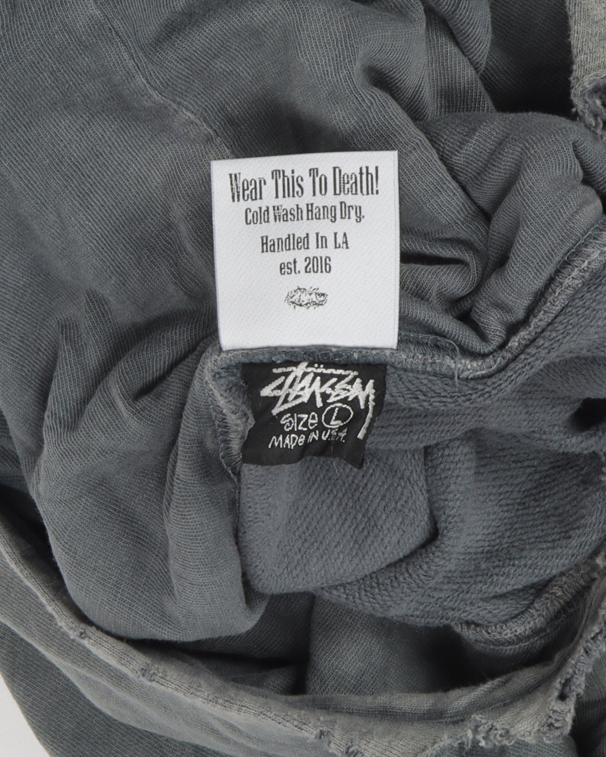 Stussy "Old School Flavor" Fade Hoodie