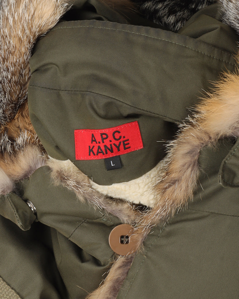 Kanye West Fox Fur Parka