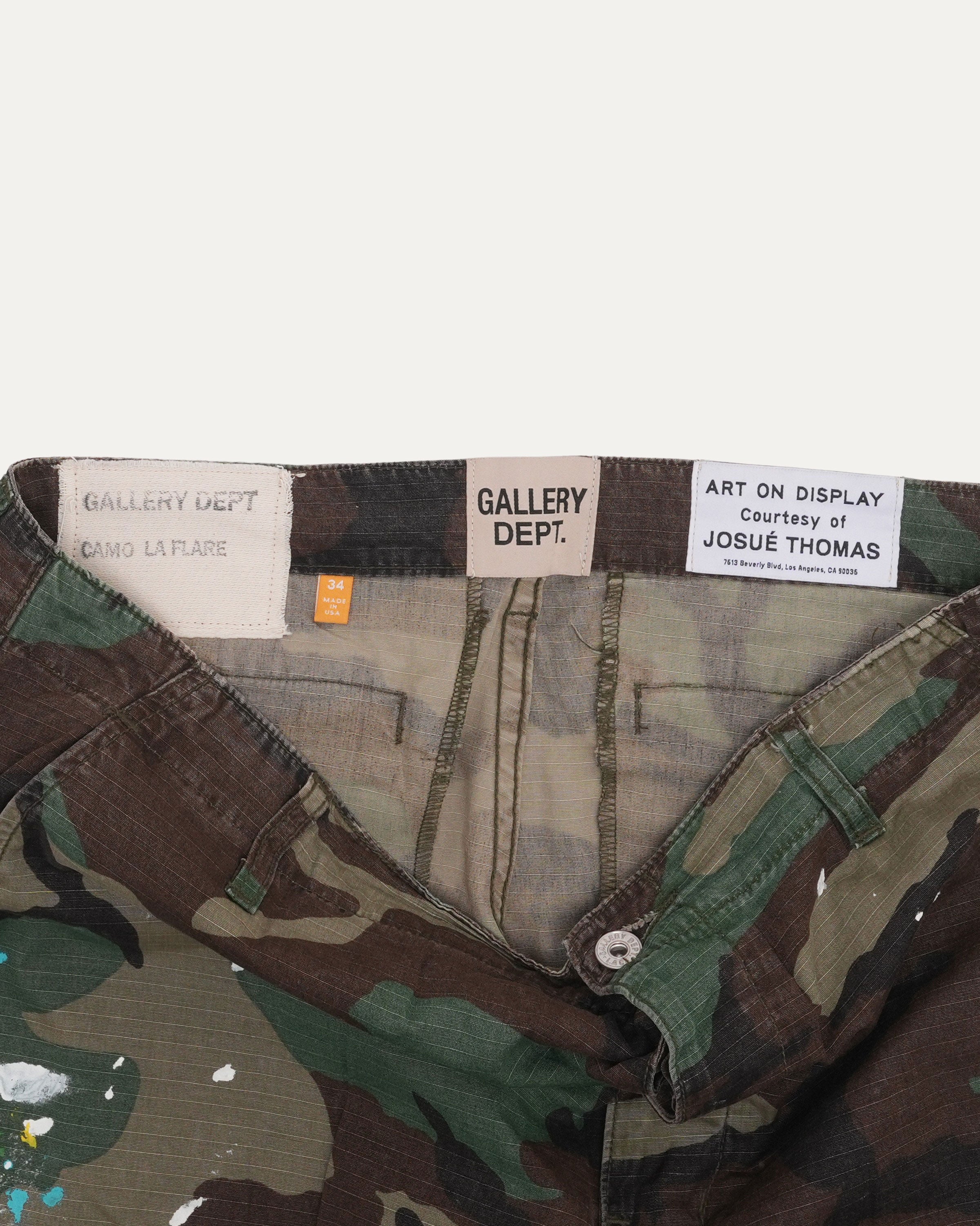 Gallery Dept. Camouflage LA Flare Cargo Pants – Justin Reed