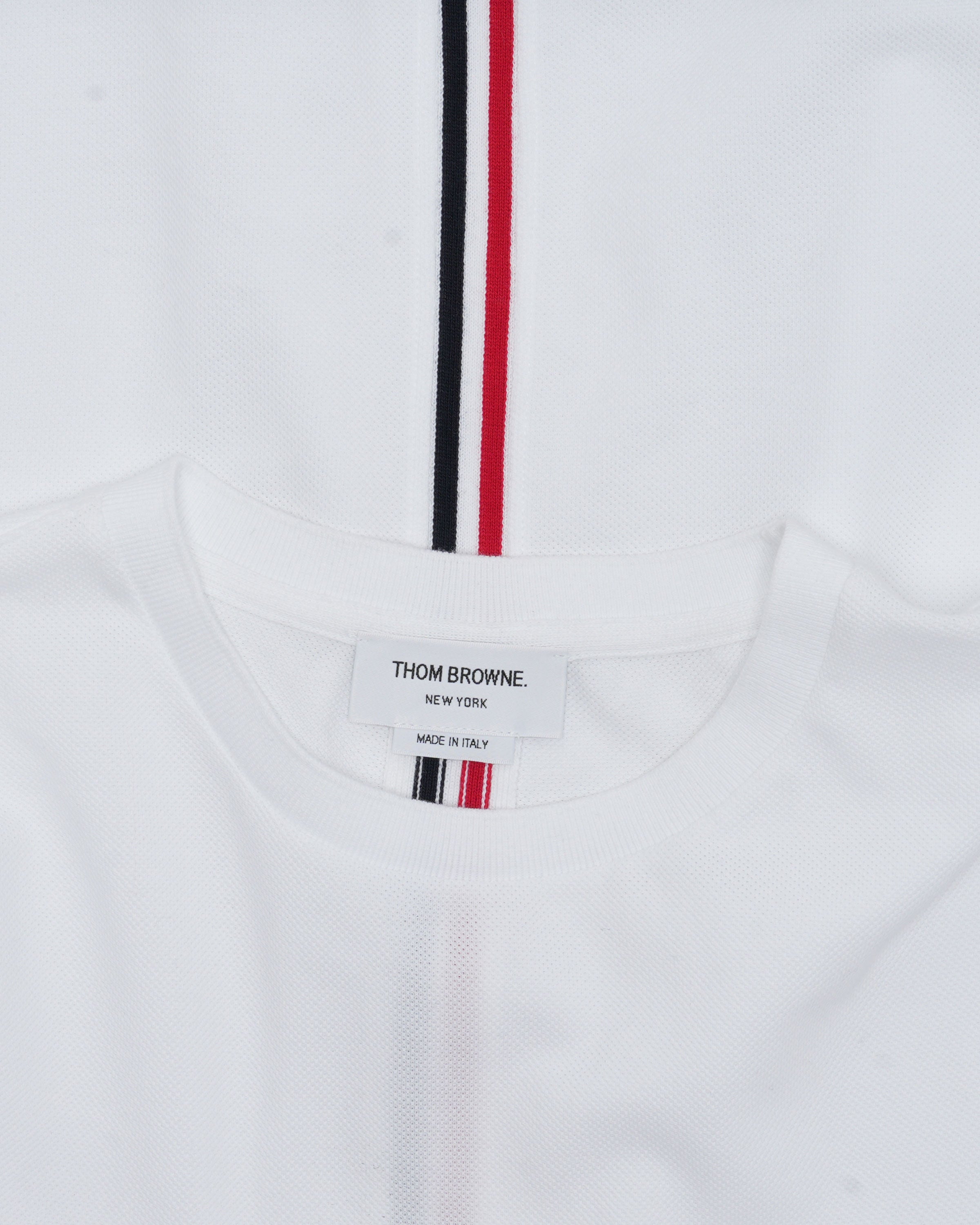 Grosgrain Stripe Pique T-Shirt