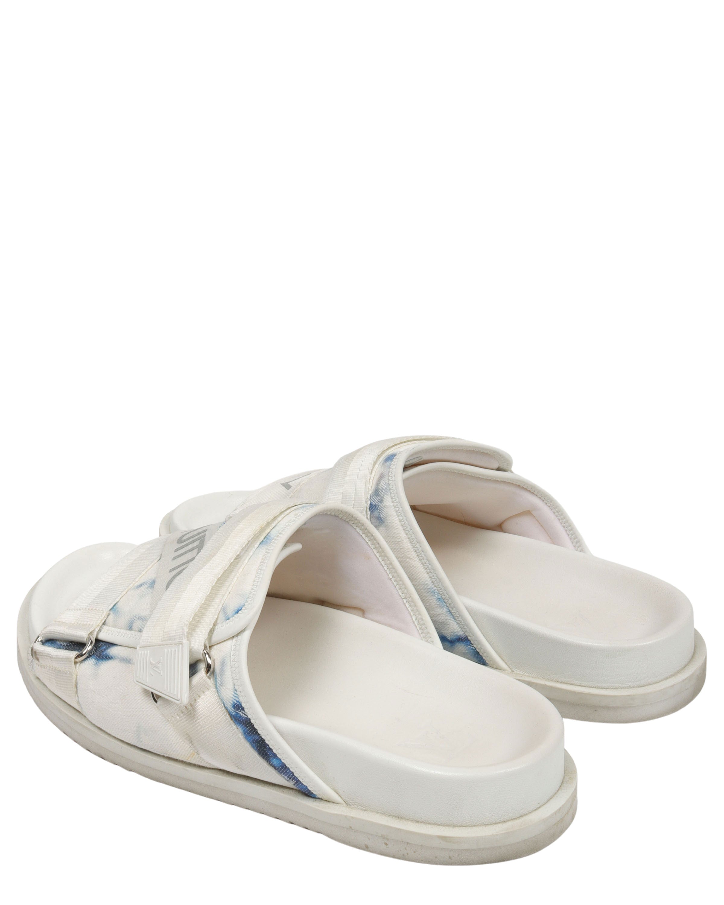 Louis Vuitton HONOLULU MULE Slides - White Sandals, Shoes - LOU473811