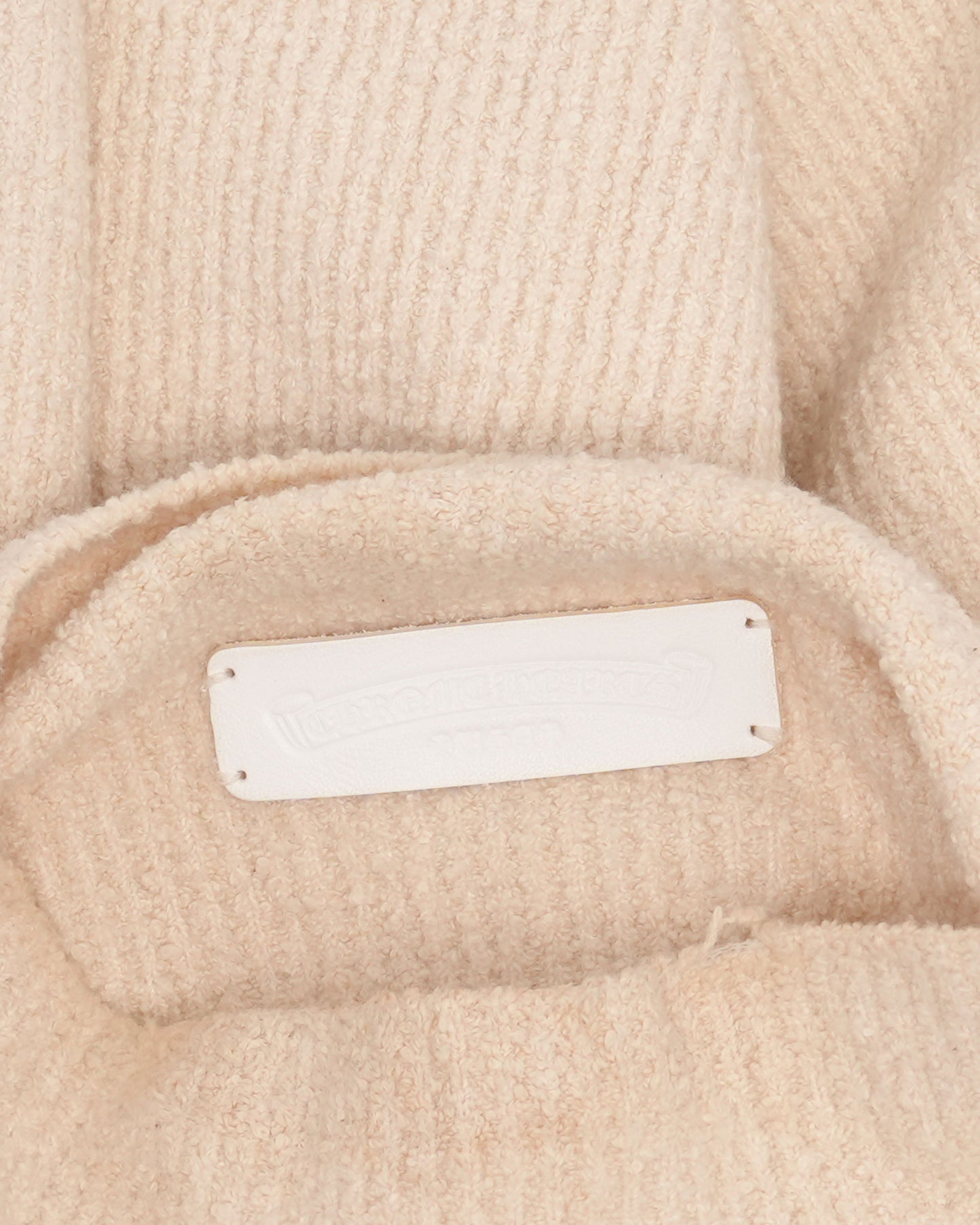 Cross Patch Mock Neck Sweater