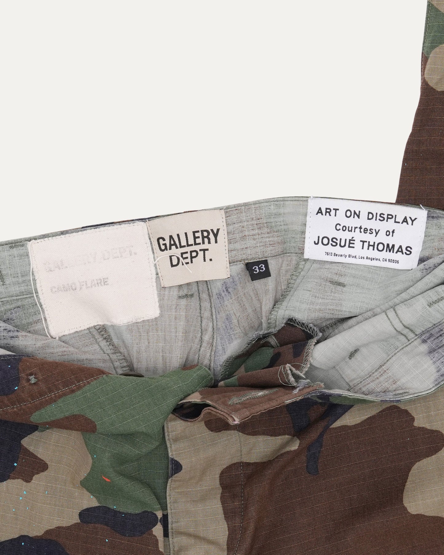 Camouflage LA Flare Pant
