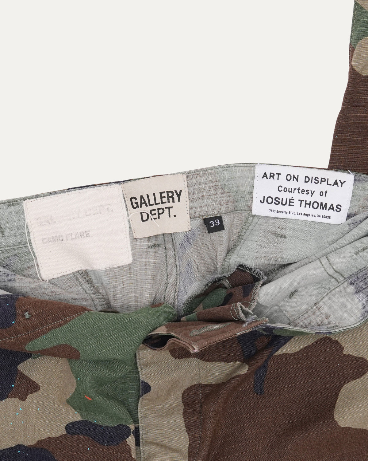 Camouflage LA Flare Pant