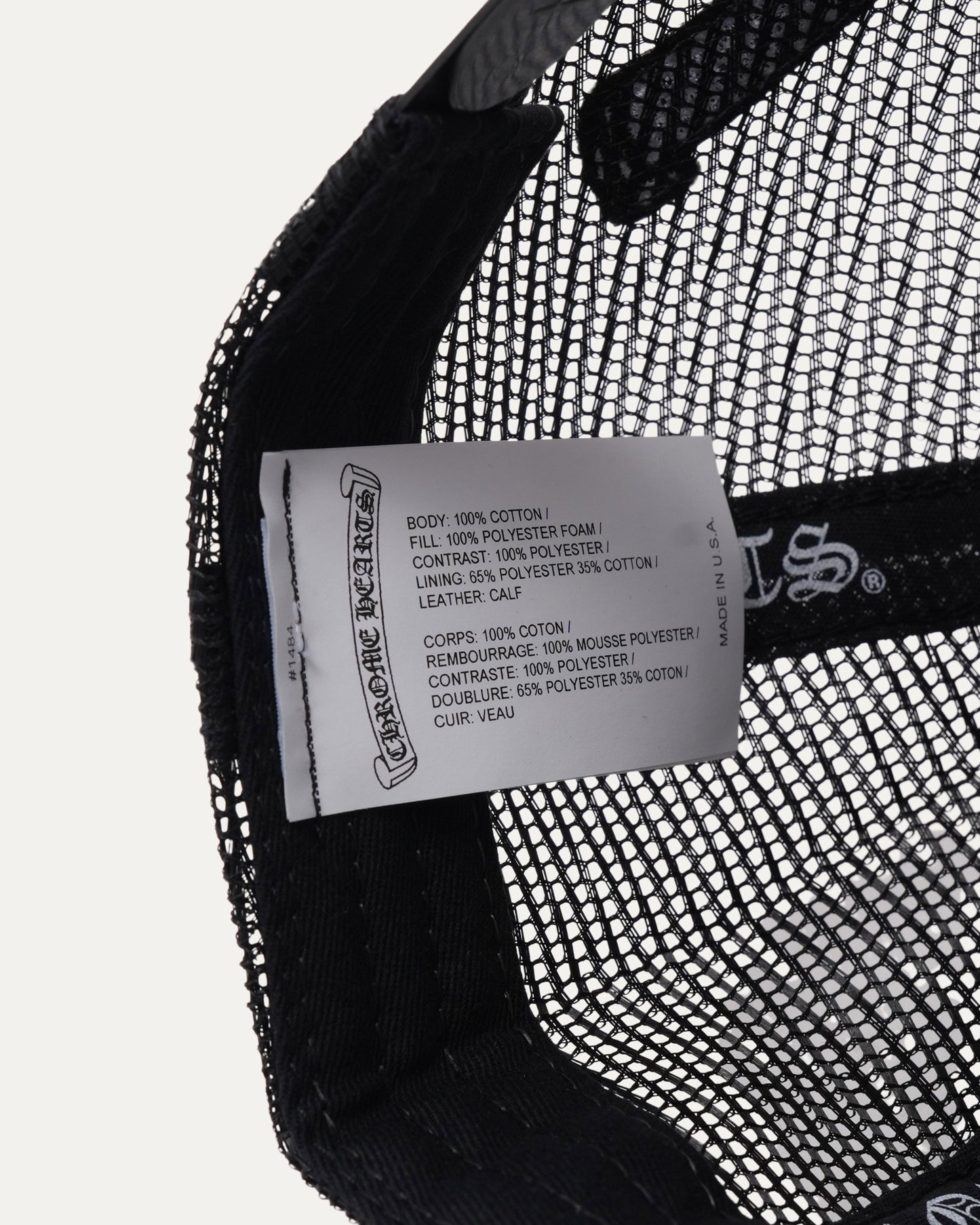 Pony Hair Cemetery Cross Patch Trucker Hat