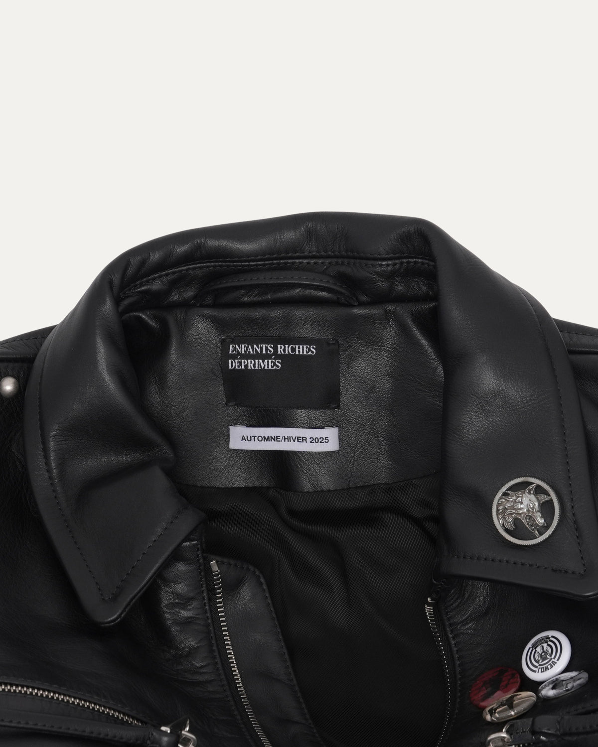 Sid Leather Jacket with Studs