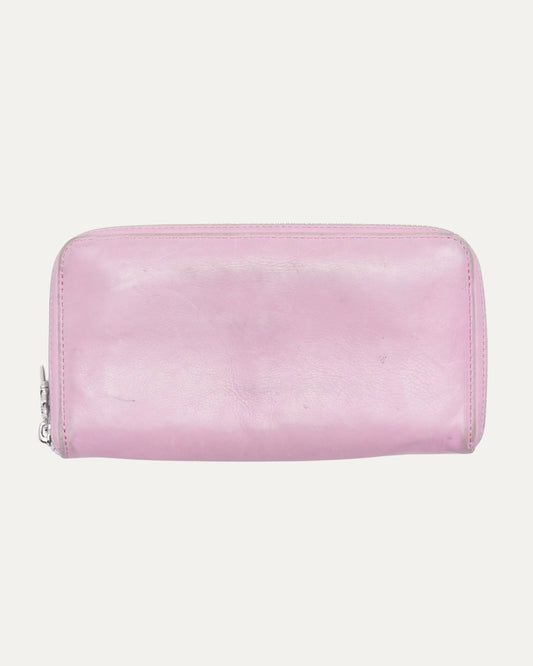 Cemetery Cross Patch Long Zip Wallet