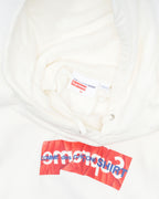 Comme Des Garcons Box Logo Sticker Hoodie