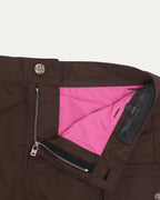 Nylon Cross Patch Cargo Skirt