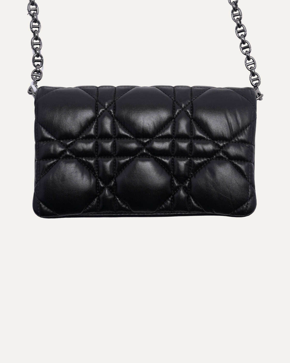 Quilted Nylon Flap Bag