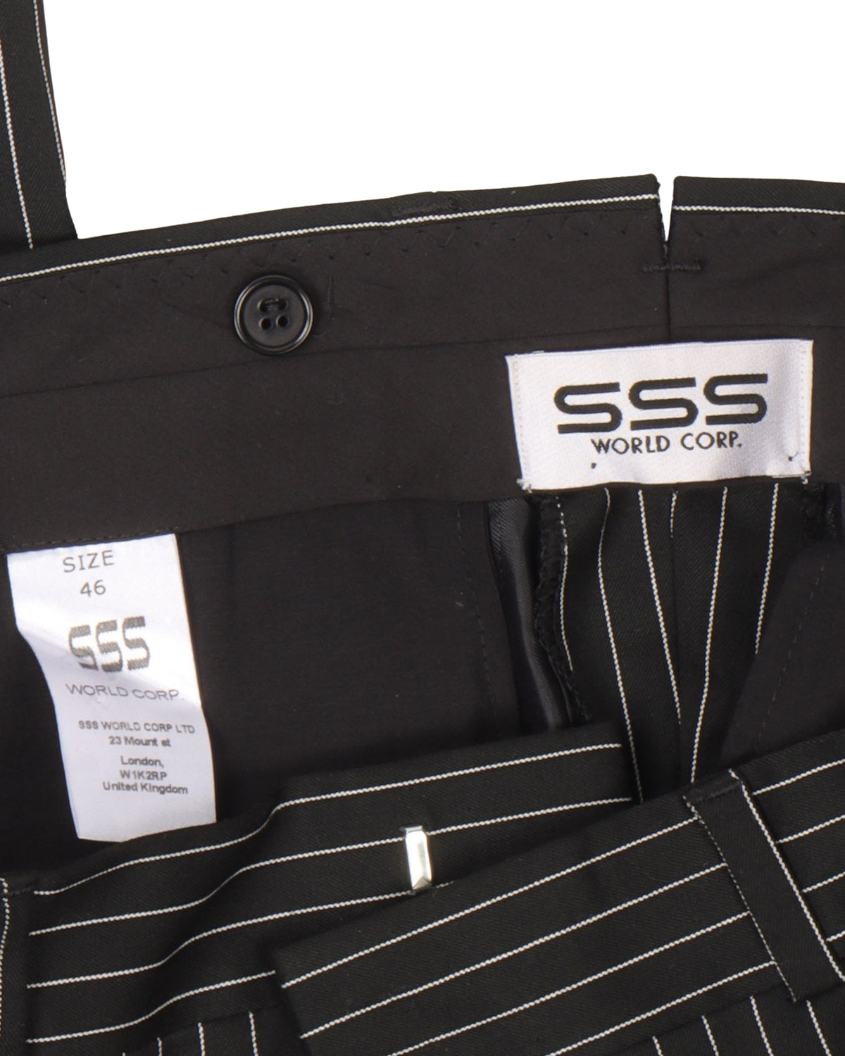 Pinstripe Slim Pant