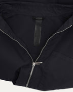 Nylon and Leather Sedated Zip Shirt